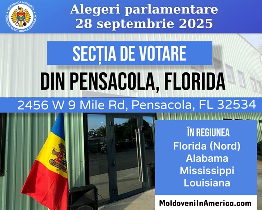 Sectia de votare din Pensacola Florida - Alegeri 2025 Sectia de votare din Pensacola Florida - Alegeri 2025
