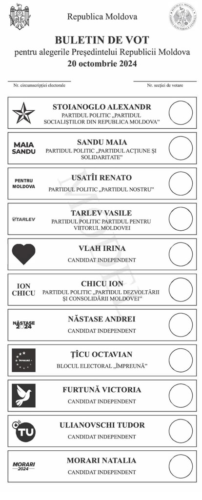 model buletin de vot