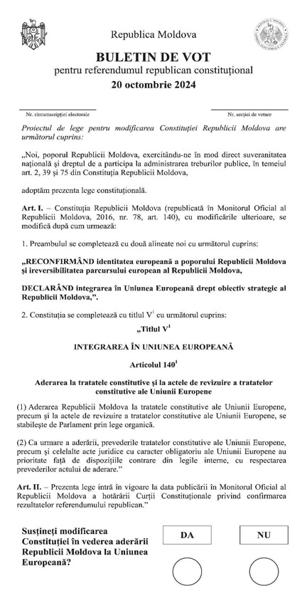Buletin de vot exemplu